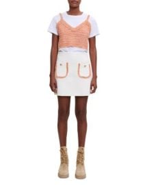 Maje Jisal Mesh Skirt   Bloomingdales at Bloomingdales