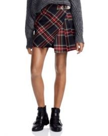 Maje Judie Asymmetric Plaid Mini Skirt Women - Bloomingdale s at Bloomingdales