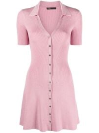 Maje Knitted button-front Minidress - at Farfetch