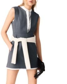 Maje Layered Effect Tailored Dress Bloomingdalex27s Women at Bloomingdales