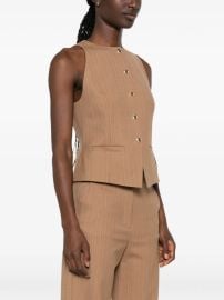 Maje Long Tailored Waistcoat | Neutrals | FARFETCH at Farfetch