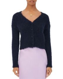 Maje Mistigri V Neck Mohair Cardigan   Bloomingdales at Bloomingdales