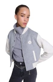 Maje Mybomberis Varsity Cardigan at Nordstrom