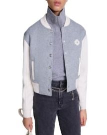 Maje Mybomberis Varsity Cardigan Bloomingdales at Bloomingdales