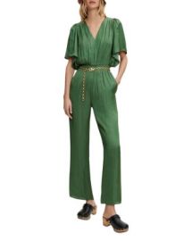 Maje Pachel Flutter Sleeve Jumpsuit   Bloomingdales at Bloomingdales