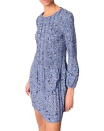 Maje Patterned Pleated Dress Bloomingdales at Bloomingdales
