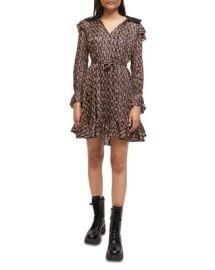 Maje Printed Belted Dress   Bloomingdales at Bloomingdales