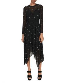 Maje Rabilo Paisley-Embellished Midi Dress Women - Bloomingdale s at Bloomingdales