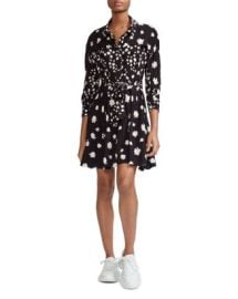 Maje Rafi Daisy Print Shirt Dress Bloomingdales at Bloomingdales