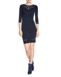 Maje Rainbow Cutout Dress at Bloomingdales