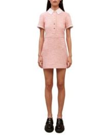 Maje Ranello Collared Mini Dress Bloomingdales at Bloomingdales