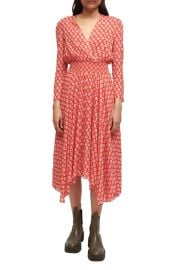 Maje Rayamette Long Sleeve Dress at Nordstrom