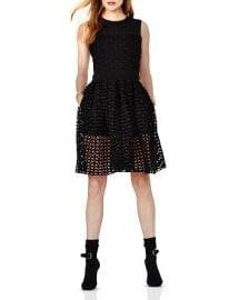 Maje Restano Cutout Fit and Flare Dress at Bloomingdales