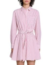 Maje Reva Striped Dress Bloomingdales at Bloomingdales