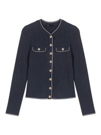 Maje Ribbed Knit Cardigan at Saks Fifth Avenue