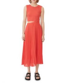 Maje Riplit Two Piece Pleated Skirt Dress   Bloomingdales at Bloomingdales