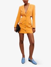 Maje Rirange Cutout Blazer Mini Dress at Selfridges