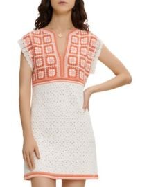 Maje Roby Crochet Mini Dress   Bloomingdales at Bloomingdales