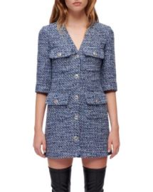 Maje Rollye Tweed Mini Dress Bloomingdales at Bloomingdales