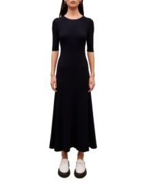 Maje Rolora Cutout Back Maxi Dress Bloomingdales at Bloomingdales