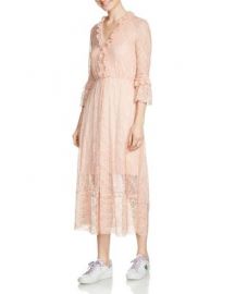 Maje Romancia Lace Midi Dress at Bloomingdales