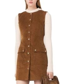 Maje Rubelle Corduroy Dress Bloomingdale39s at Bloomingdales