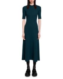 Maje Rubis Rib Knit Dress Bloomingdales at Bloomingdales