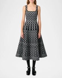 Maje Russely Jacquard Knit Mini Dress at Neiman Marcus