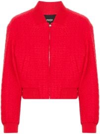 Maje Short Tweed Jacket at Farfetch