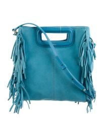 Maje Suede Fringe Crossbody Bag at The Real Real