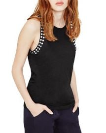 Maje Taxe Studded Tank at Bloomingdales