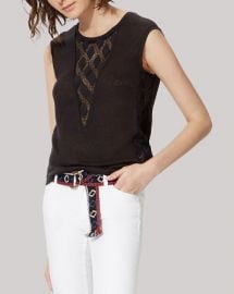 Maje Tee - Tao Lace Inset at Bloomingdales