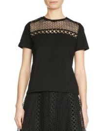 Maje Toby Lace-Inset Top at Bloomingdales