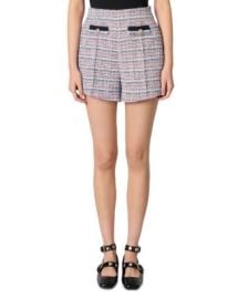 Maje Tweed Contrast Trim Shorts Bloomingdales at Bloomingdales