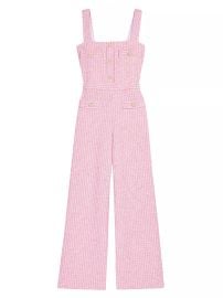 Maje Tweed Jumpsuit at Saks Fifth Avenue