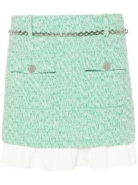 Maje Tweed Mini Skirt - Farfetch at Farfetch