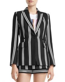 Maje Vakila Striped Peak-Lapel Blazer Women - Bloomingdale s at Bloomingdales