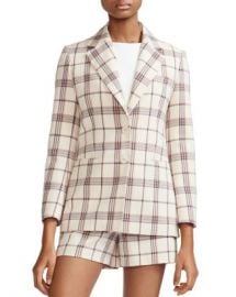 Maje Vanilla Check Blazer Women - Bloomingdale s at Bloomingdales