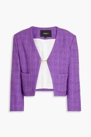 Maje Vapraia Cropped Tweed Jacket at The Outnet