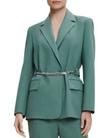 Maje Villette Belted Blazer Bloomingdales at Bloomingdales