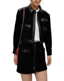 Maje Vinili Cropped Jacket Bloomingdales at Bloomingdales