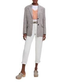 Maje Viva Houndstooth Blazer Bloomingdales at Bloomingdales