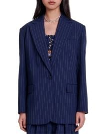 Maje Vivaldo Pinstriped Blazer Bloomingdales at Bloomingdales