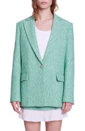 Maje Vrinny Tweed Blazer and Mini Skirt at Nordstrom