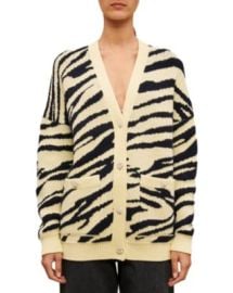 Maje Zebra Cardigan Bloomingdale39s at Bloomingdales
