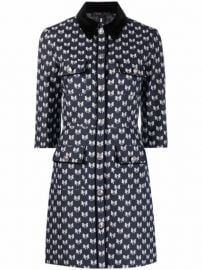 Maje bow-print Dress - at Farfetch