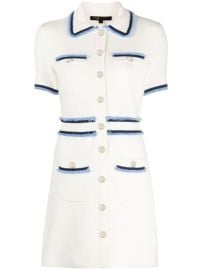 Maje button-up Knitted Minidress - at Farfetch