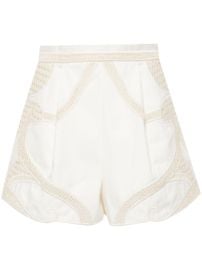 Maje crochet-trim Shorts - at Farfetch