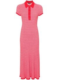 Maje intarsia-knit Maxi Dress - at Farfetch