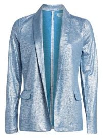 Majestic Filatures Metallic Linen Blazer at Saks Fifth Avenue